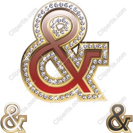 Glittering Ampersand