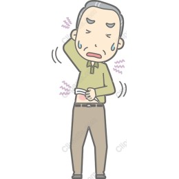 Distressed Elderly Man Health
