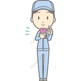 Cheerful Smartphone Character
