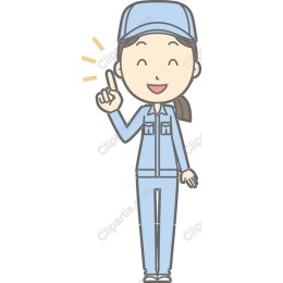 Cheerful Blue Uniform