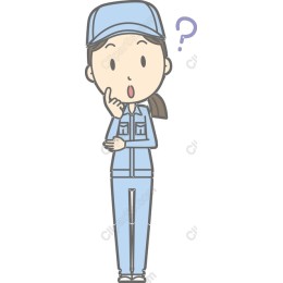 Contemplative Female Character in Blue Uniform