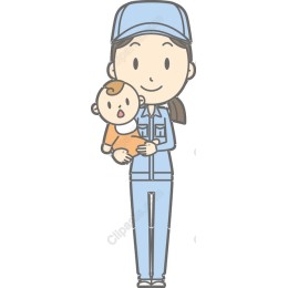 Caring Touch: Caregiver with Baby