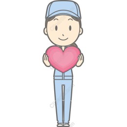 Heartfelt Character with Love Heart