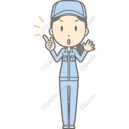 Cheerful Uniformed Woman