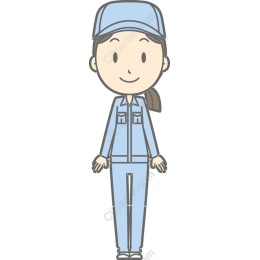 Cheerful Blue Work Uniform