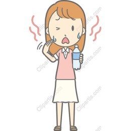 Overheated Woman