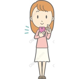 Charming Smartphone User