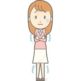 Worried Girl Shivering