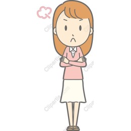 Annoyed Character