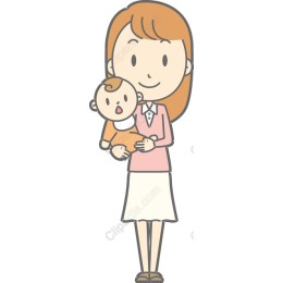 Caring Mother and Baby