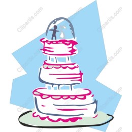 Whimsical Wedding Cake