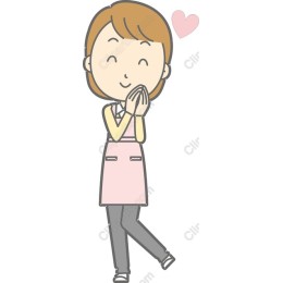 Cheerful Female Character
