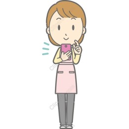 Cheerful Woman Holding Smartphone