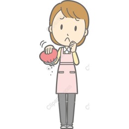 Thoughtful Cooking Woman