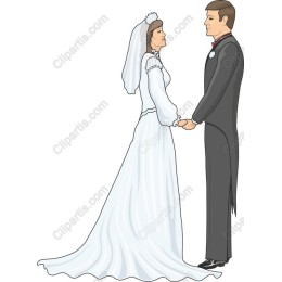 Romantic Wedding Couple
