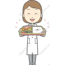 Cheerful Chef with Food Tray