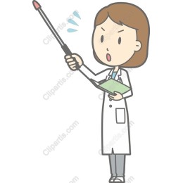 Medical Professional with Pointer