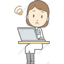 Concerned Professional Sitting at Desk