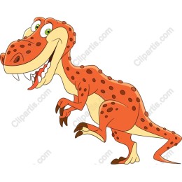 Playful Cartoon T-Rex