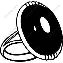 Elegant Black and White Ring
