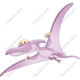 Charming Purple Pterosaur