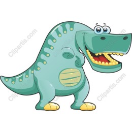 Playful Cartoon T-Rex