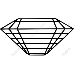 Elegant Geometric Diamond