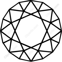 Elegant Geometric Diamond