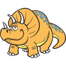 Cartoon Triceratops