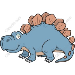 Playful Blue Dinosaur