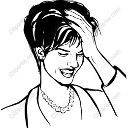 Joyful Woman with Pearls - Elegant