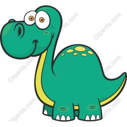 Cute Cartoon Dinosaur