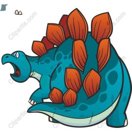 Playful Stegosaurus