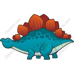 Playful Stegosaurus