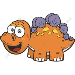 Charming Cartoon Dinosaur
