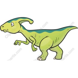 Playful Cartoon Dinosaur