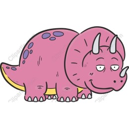 Pink Triceratops