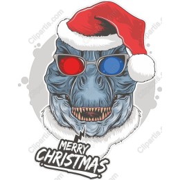 Merry Christmas Dinosaur