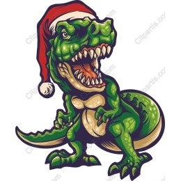 Santa Dinosaur