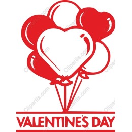 Valentine's Day Heart Balloons
