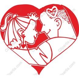 Romantic Couple in Heart