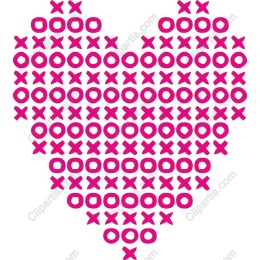 Whimsical Pink Heart