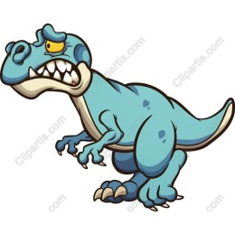Playful Cartoon T-Rex