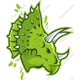 Green Triceratops