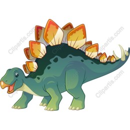 Playful Stegosaurus