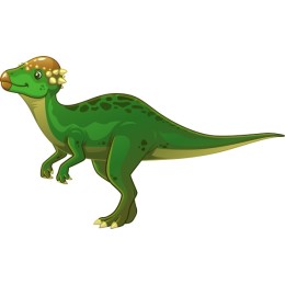 Cute Green Dinosaur