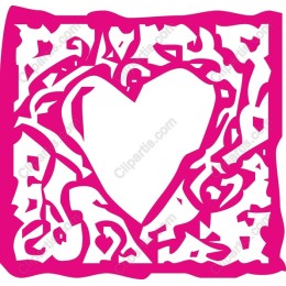 Intricate Pink Heart