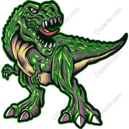 Vibrant T-Rex