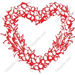 Abstract Red Heart