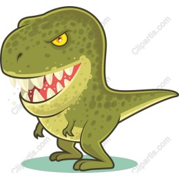 Playful T-Rex Cartoon